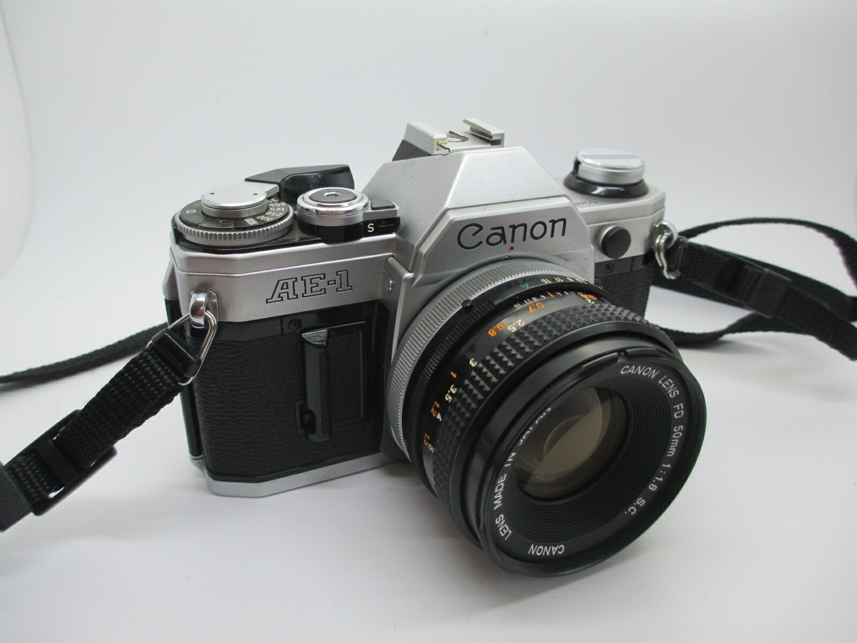 Canon AE-1 With Canon FD 50mm F/1.8 Lens