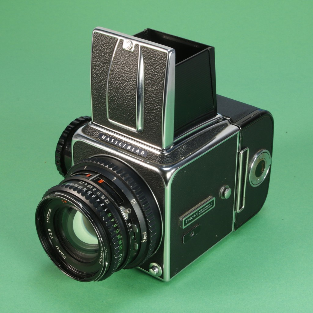 Hasselblad 500C/M Medium Format Camera With Zeiss Planar CF 80mm F/2.8 Lens And A12 Film Magazine