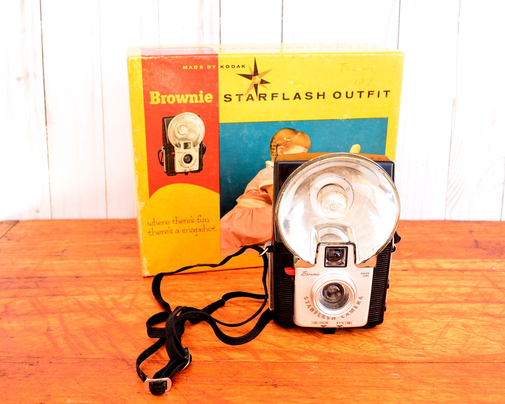 Kodak Brownie Starflash Camera Outfit Set
