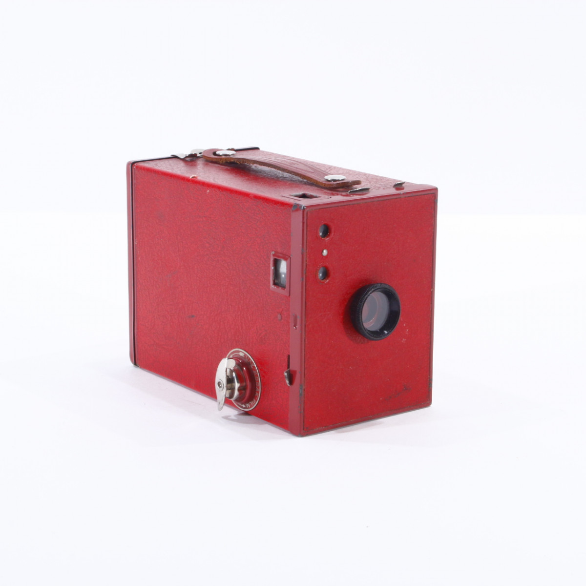 Kodak No. 2 Brownie Model F Box Camera (Red)