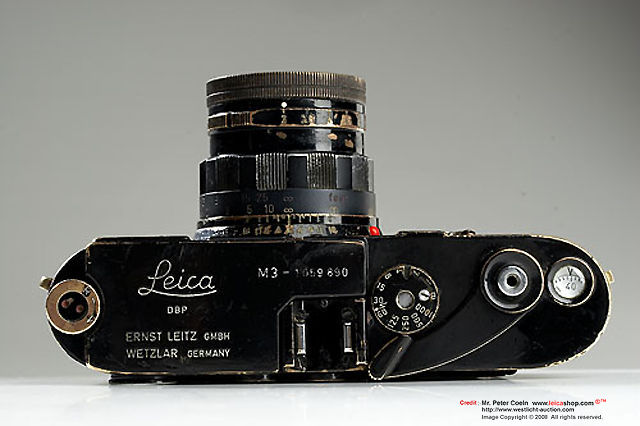 Leica M3 Double Stroke Black Repaint Rangefinder Body