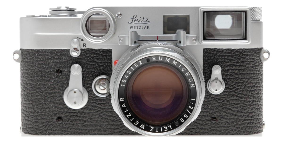 Leica M3 Rangefinder With Leitz Summicron F=5cm 1:2 Lens Nr. 1379143