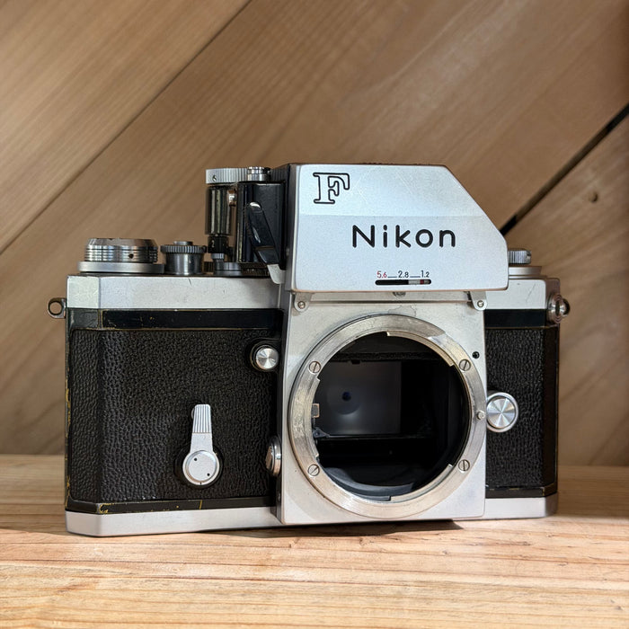 Nikon F 35mm SLR Film Camera Body With Eye Level Prism (Silver)