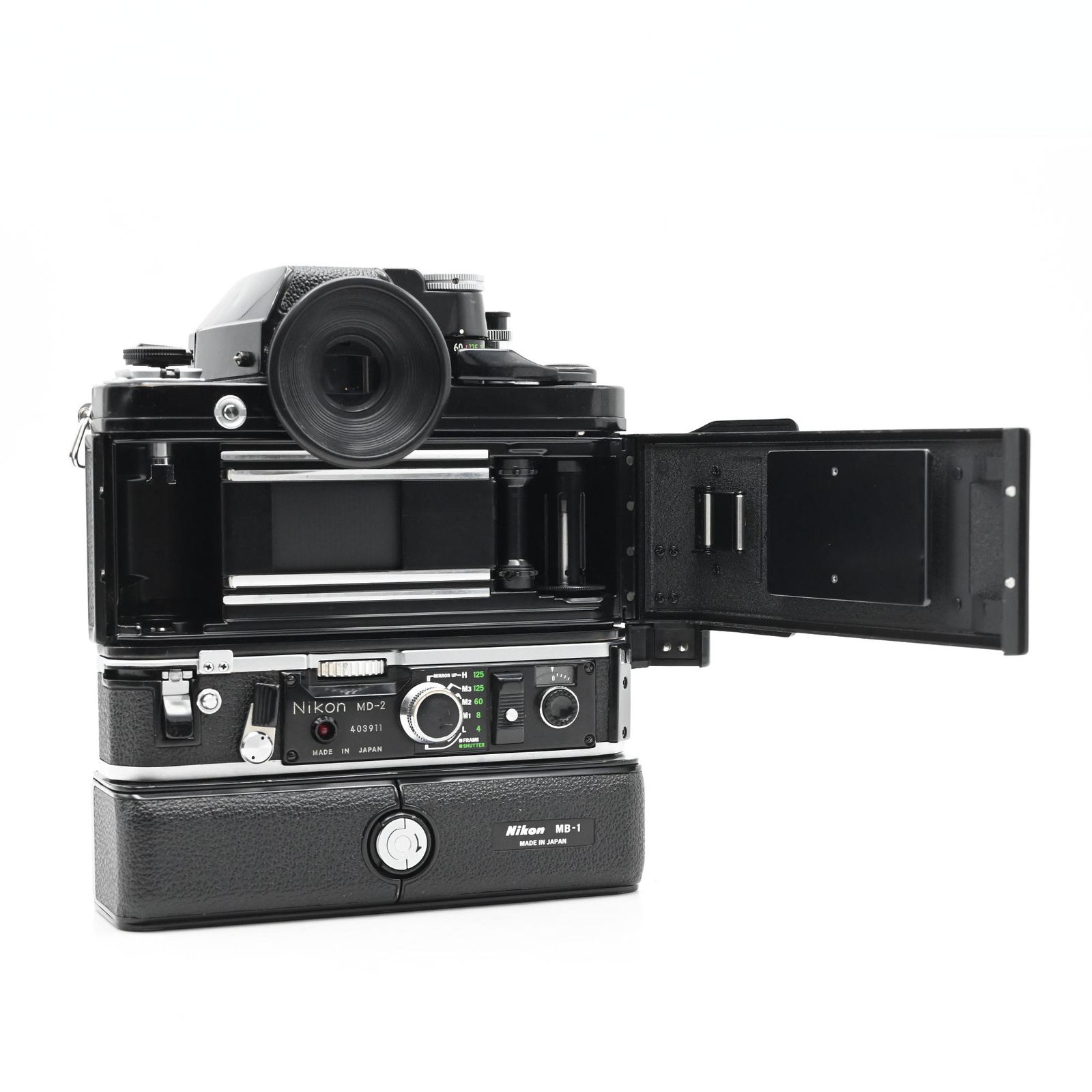 Nikon F2 Photomic 35mm SLR Camera With MD-2 Motor Drive And MB-1 Battery Pack