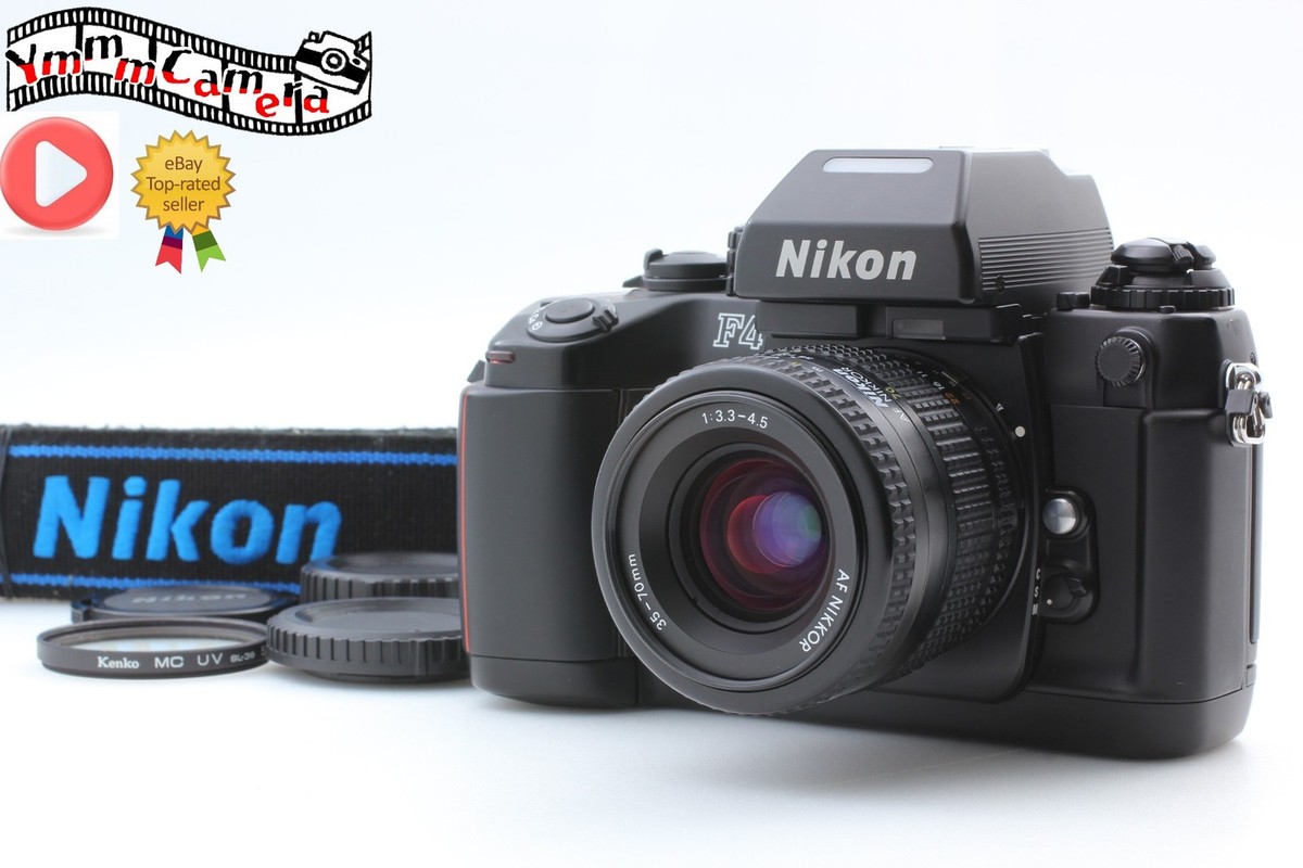 Nikon F4 35mm SLR Film Camera With AF Nikkor 35-70mm F/3.3-4.5 Lens