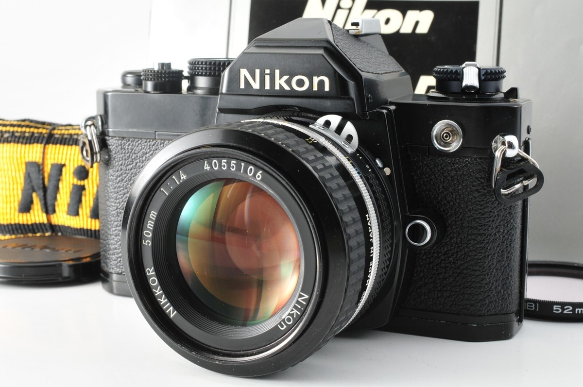 Nikon FM 35mm SLR Camera With Nikkor 50mm F/1.4 Ai Lens