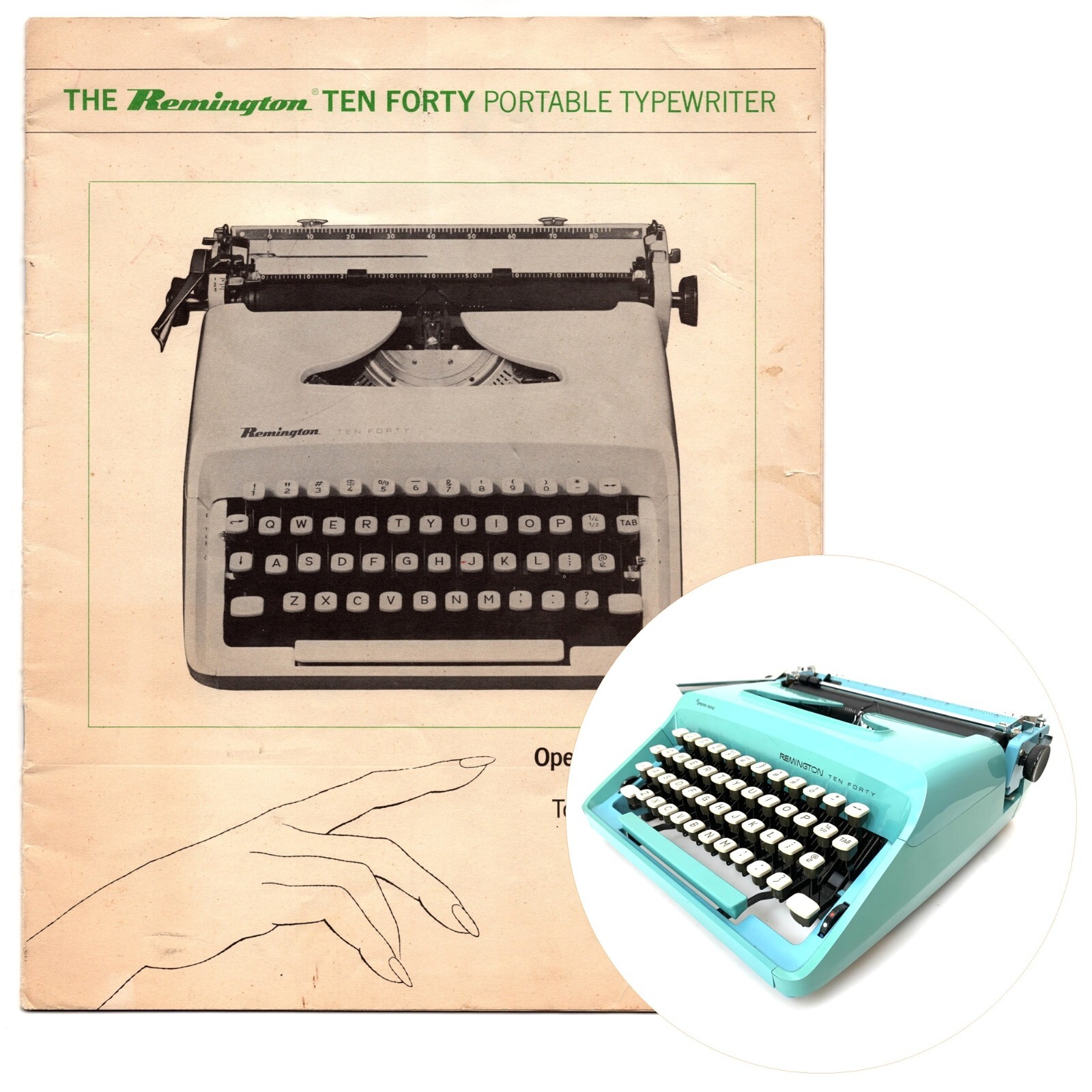 Remington Ten Forty Portable Typewriter Operating Manual