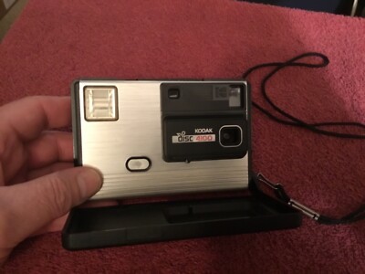 Vintage Camera Lot With Kodak Disc 4100, Ansco Flash Camera, Kodak Starmite III And Bag