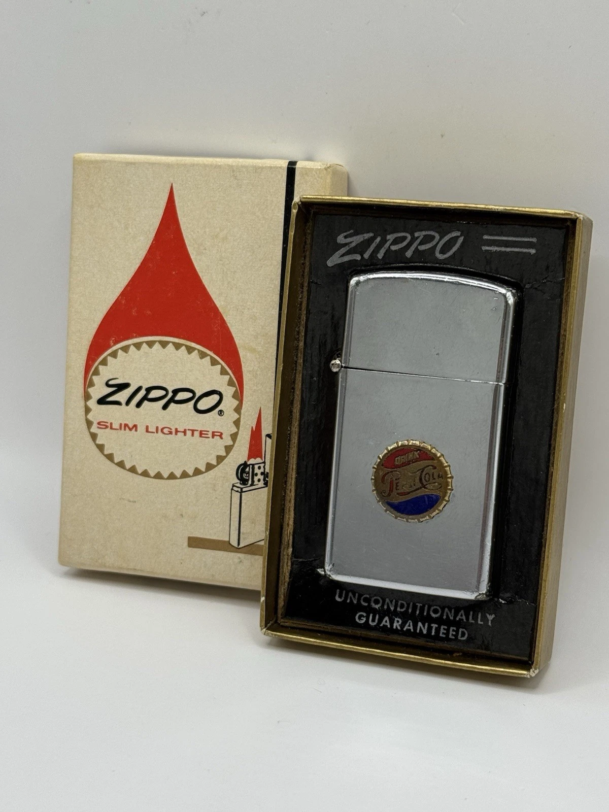 Zippo Slim Chrome Lighter