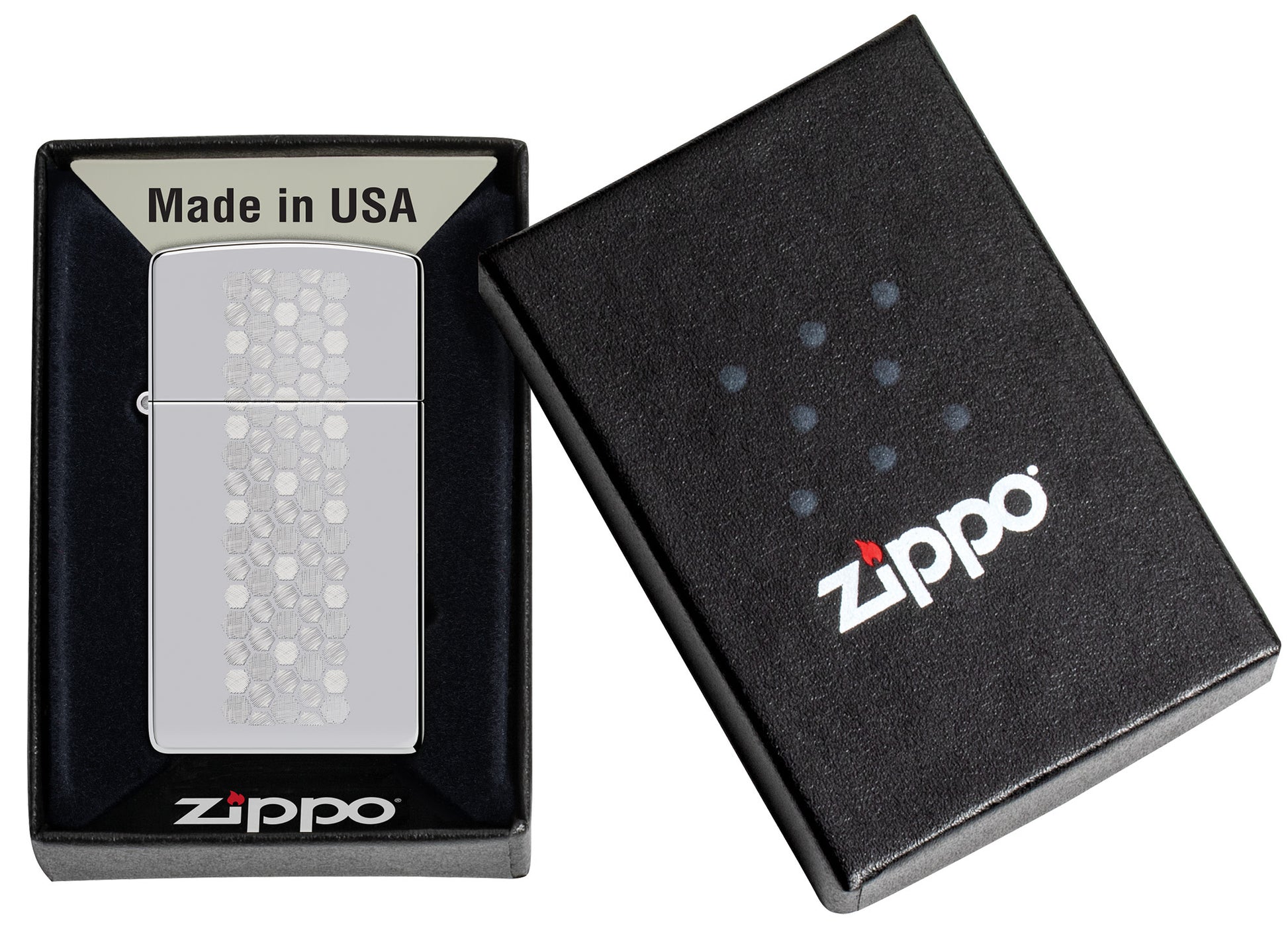 Zippo Slim High Polish Chrome Lighter