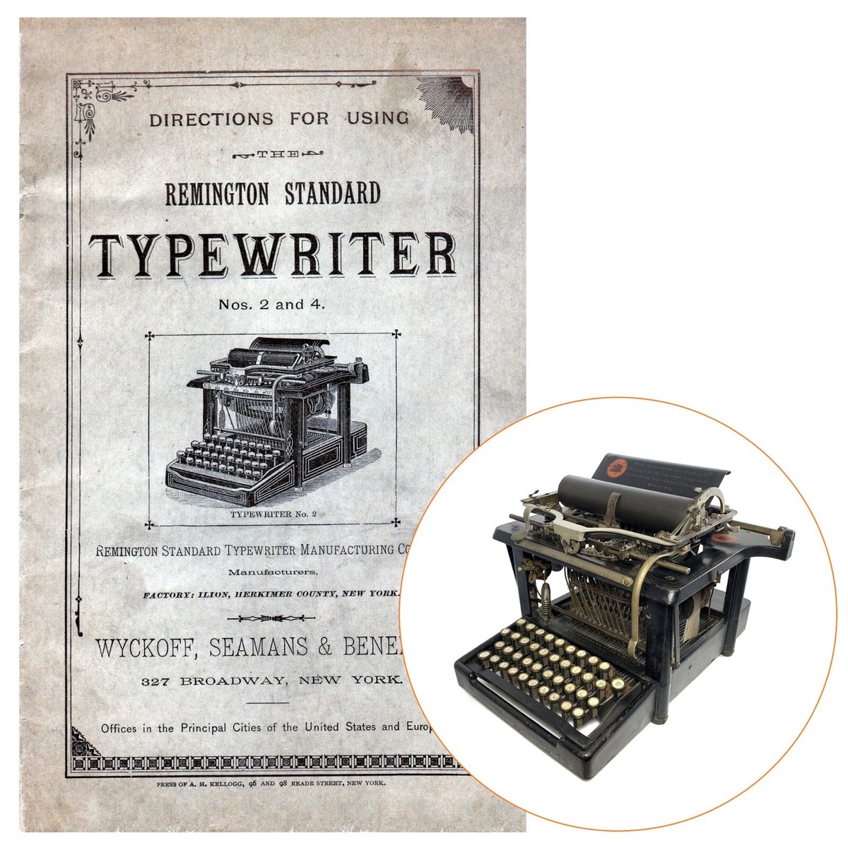 Directions For Using The Remington Standard Typewriter Nos. 2 And 4 (Reproduction Reprint)