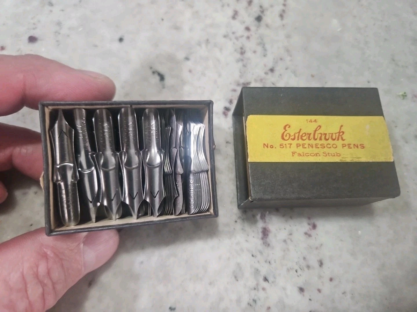 Esterbrook No. 517 Falcon Stub Dip Pen Nibs