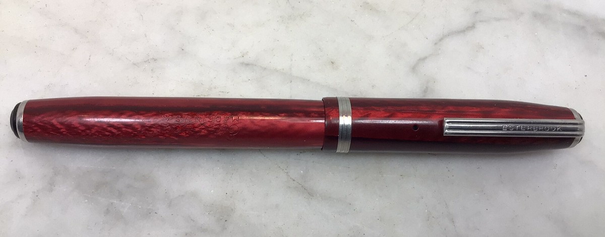Esterbrook Red Marbled Fountain Pen