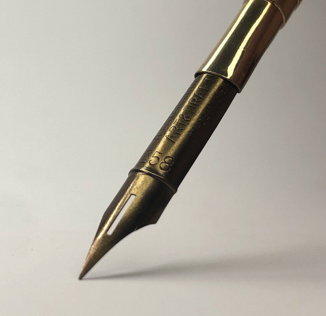 Esterbrook #35 Dip Pen Nib with Wood Holder