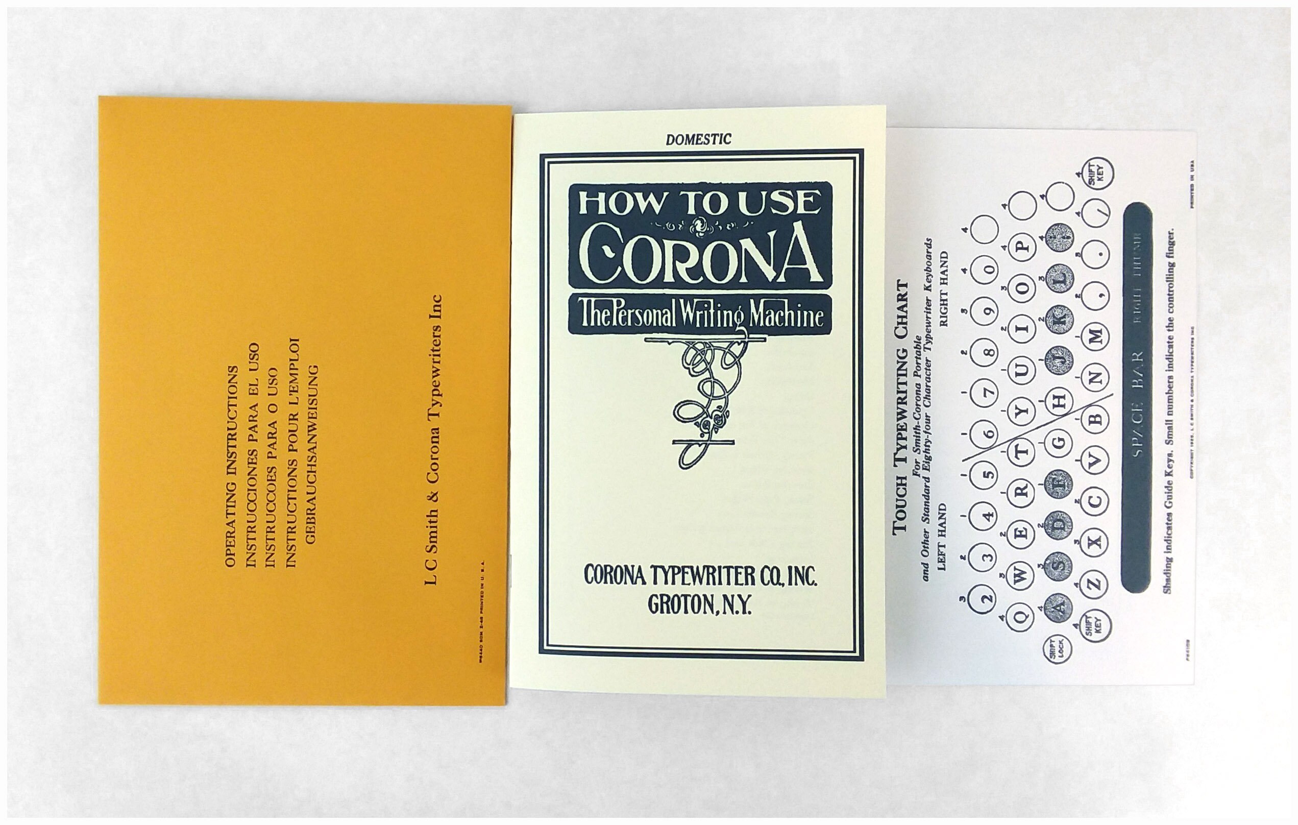Corona 3 Typewriter Manual