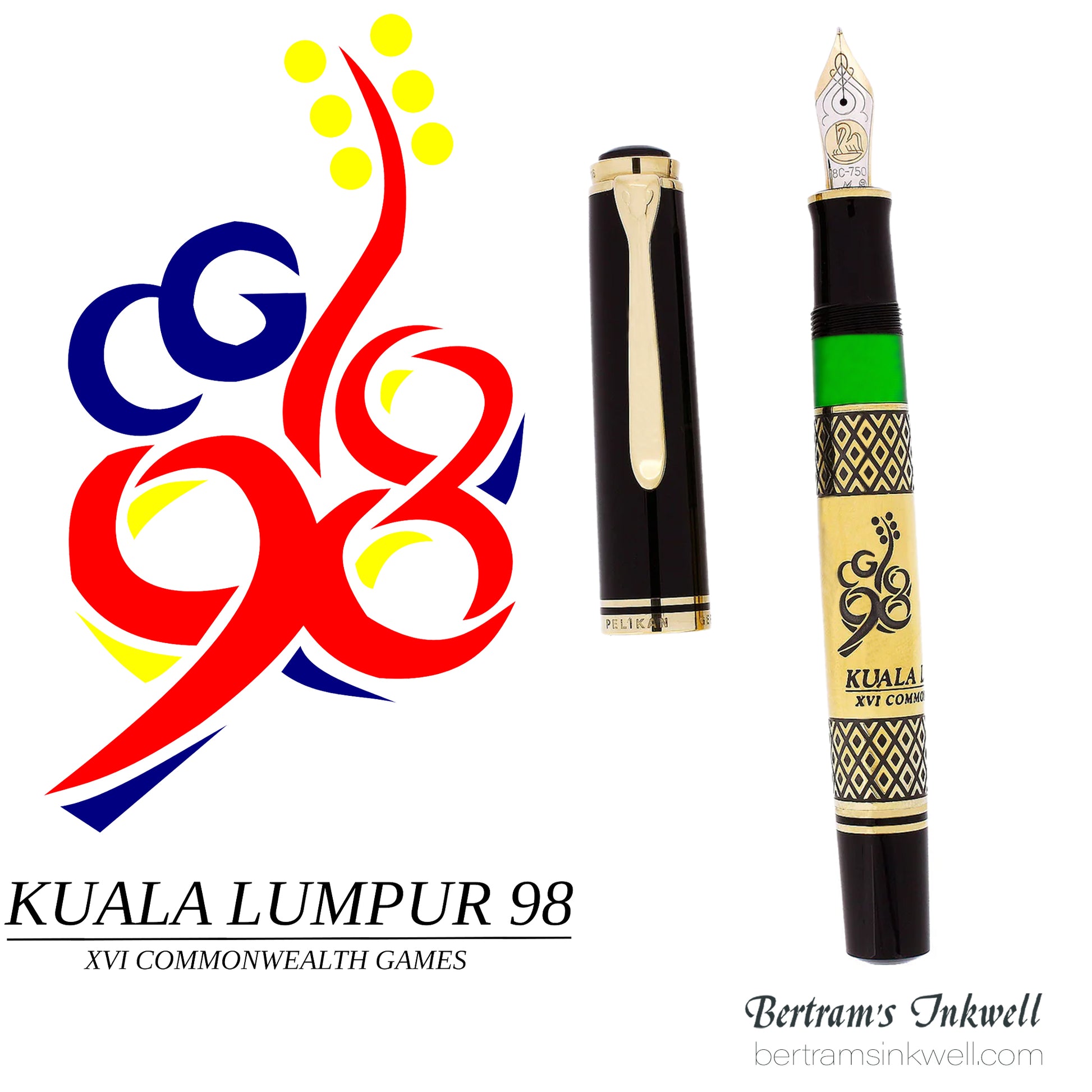 Pelikan Kuala Lumpur 1998 XVI Commonwealth Games Limited Edition Fountain Pen