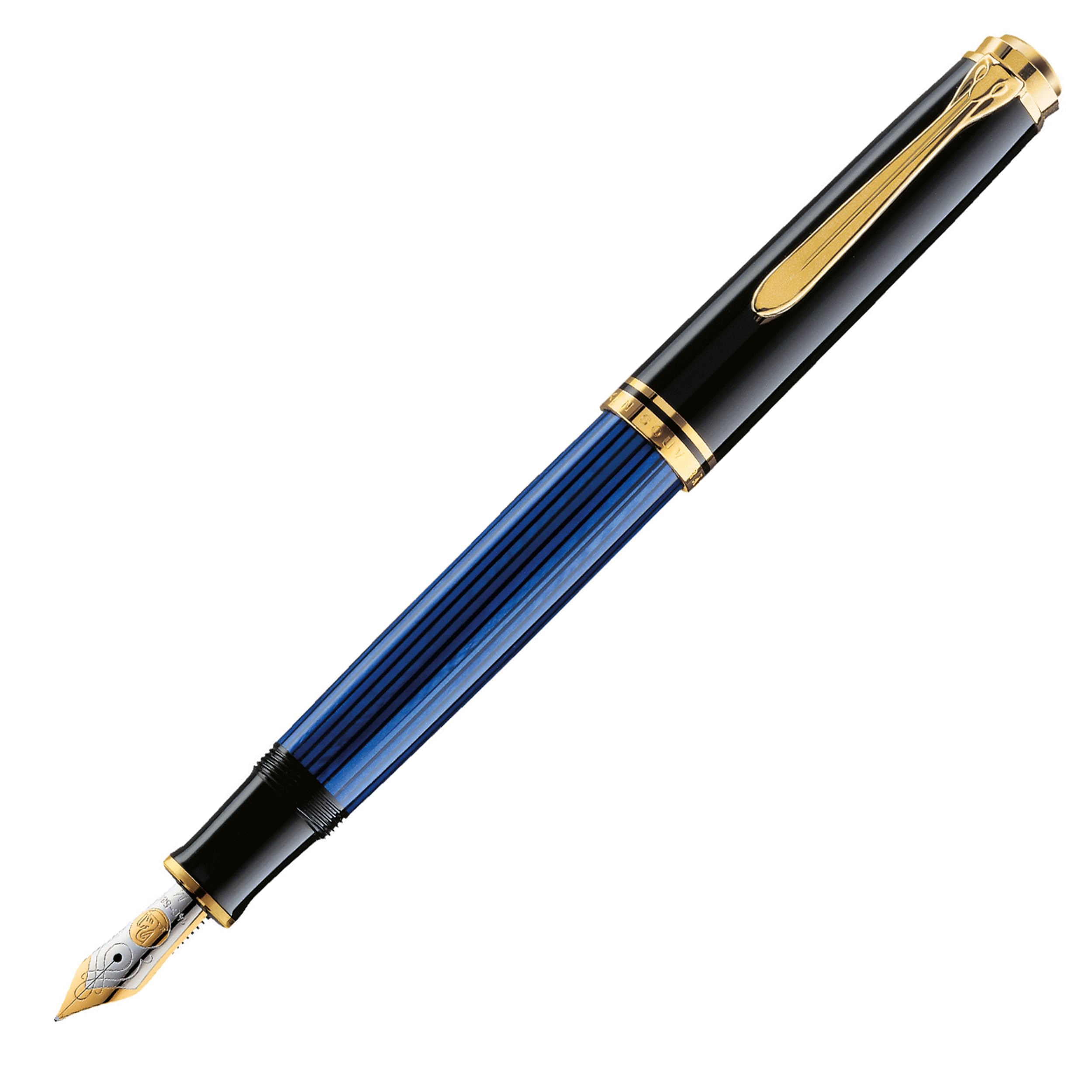 Pelikan Souveran M400 Black Blue Fountain Pen
