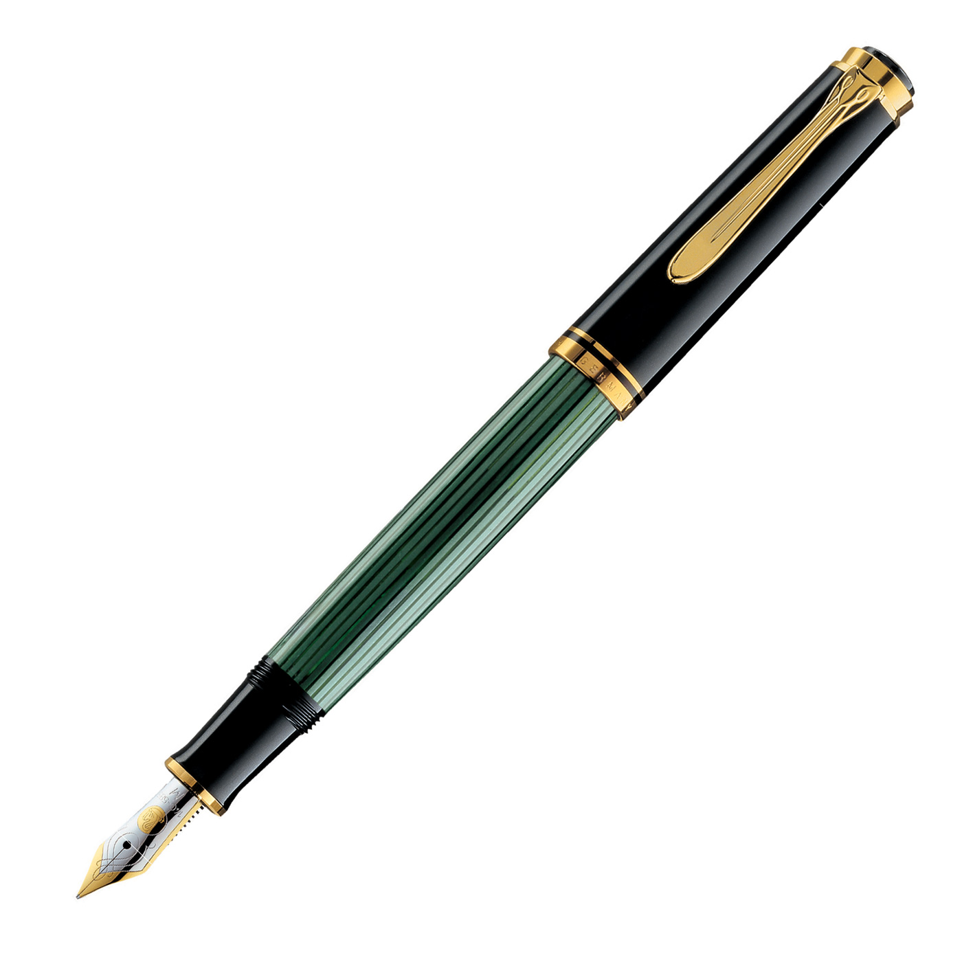 Pelikan Souveran M400 Green Striped Fountain Pen