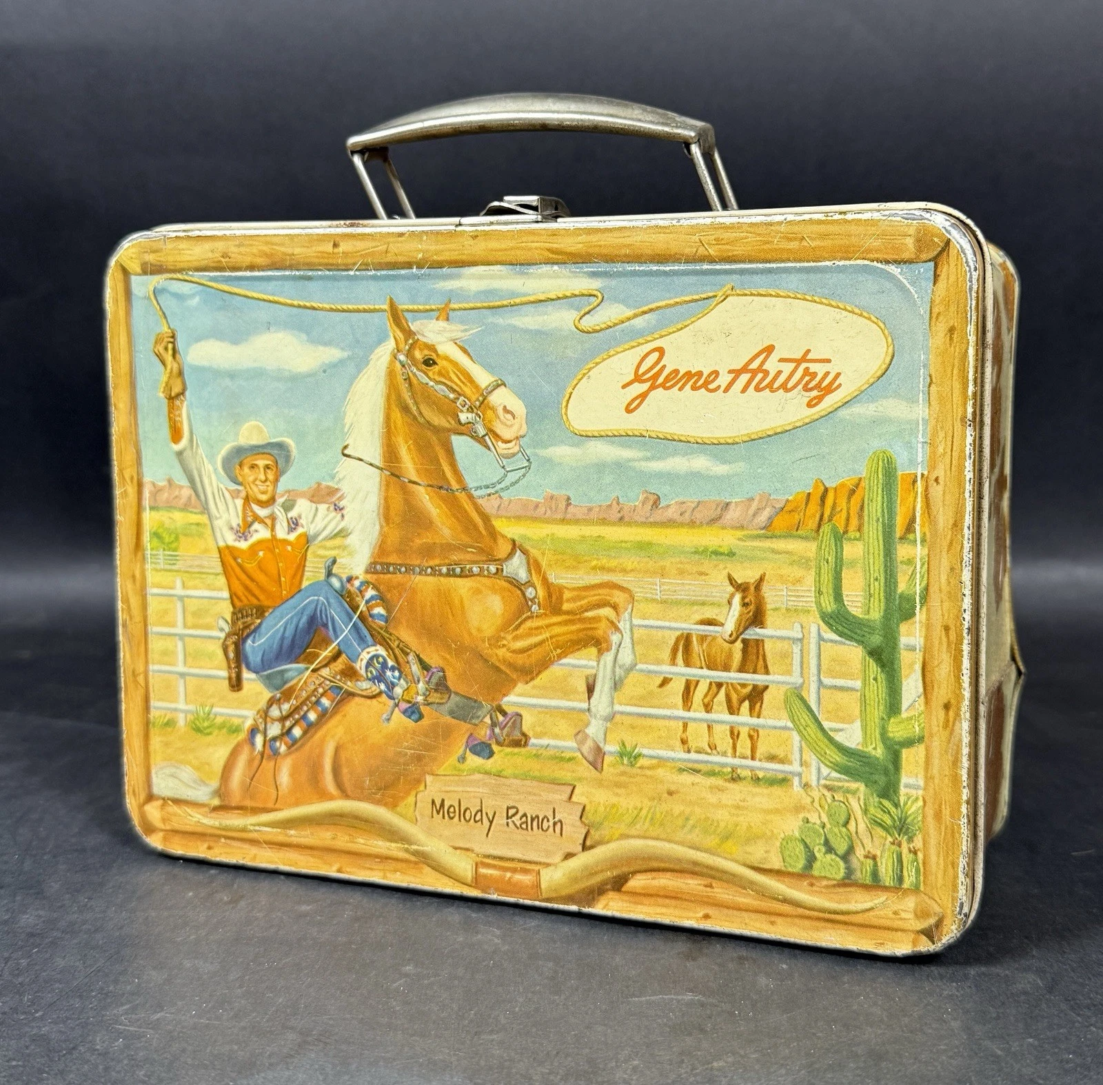 Universal Gene Autry Melody Ranch Metal Lunchbox (1954)