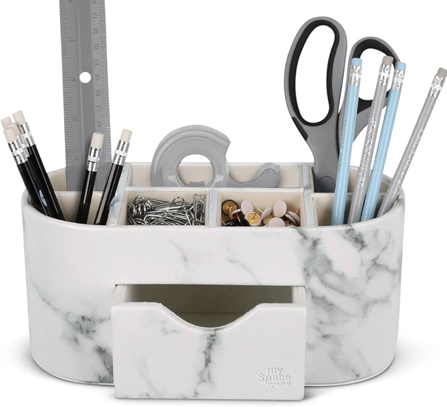 Marble Desk Pen Holder