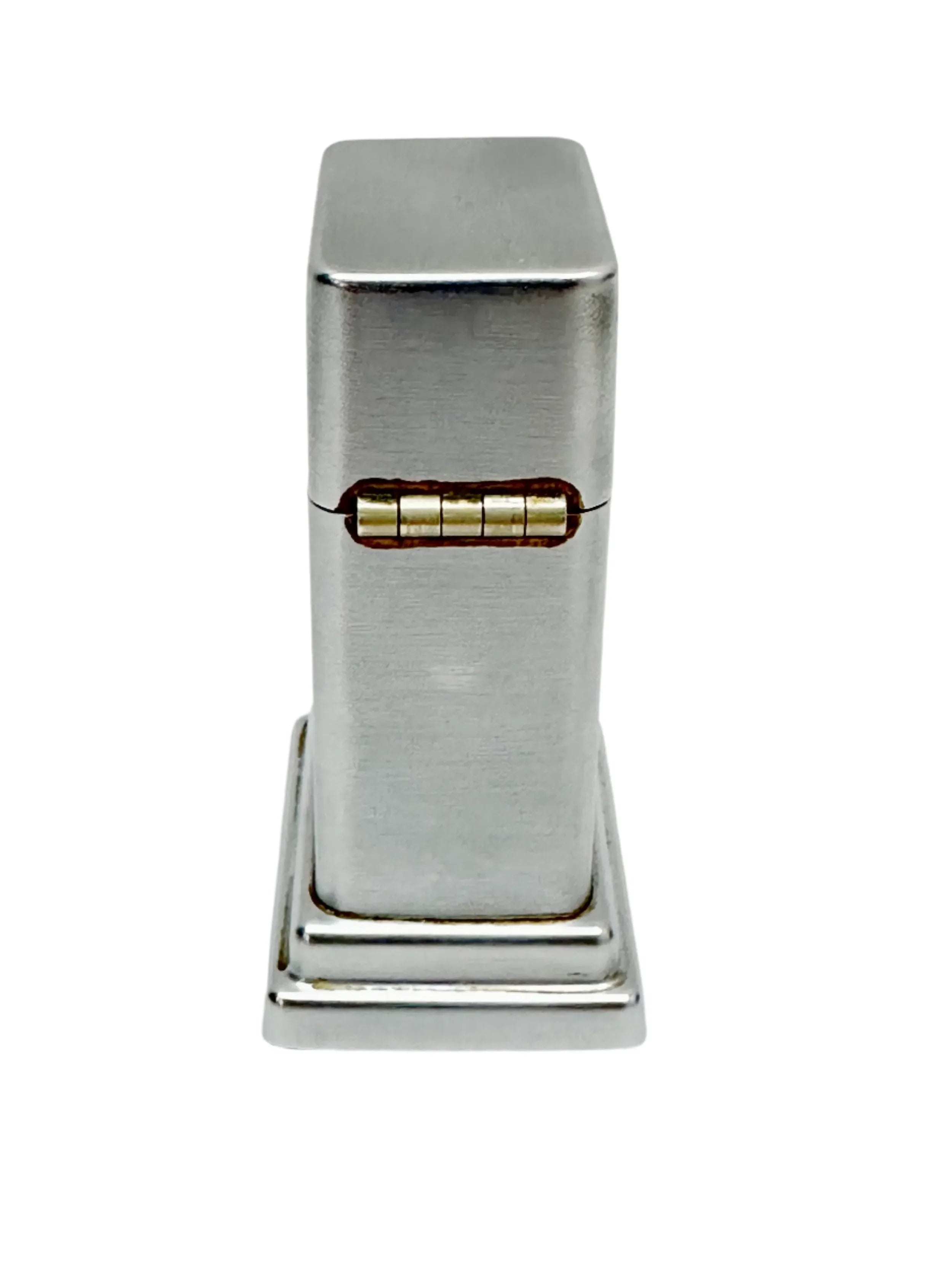 Zippo Barcroft No. 4 Table Lighter Advertising