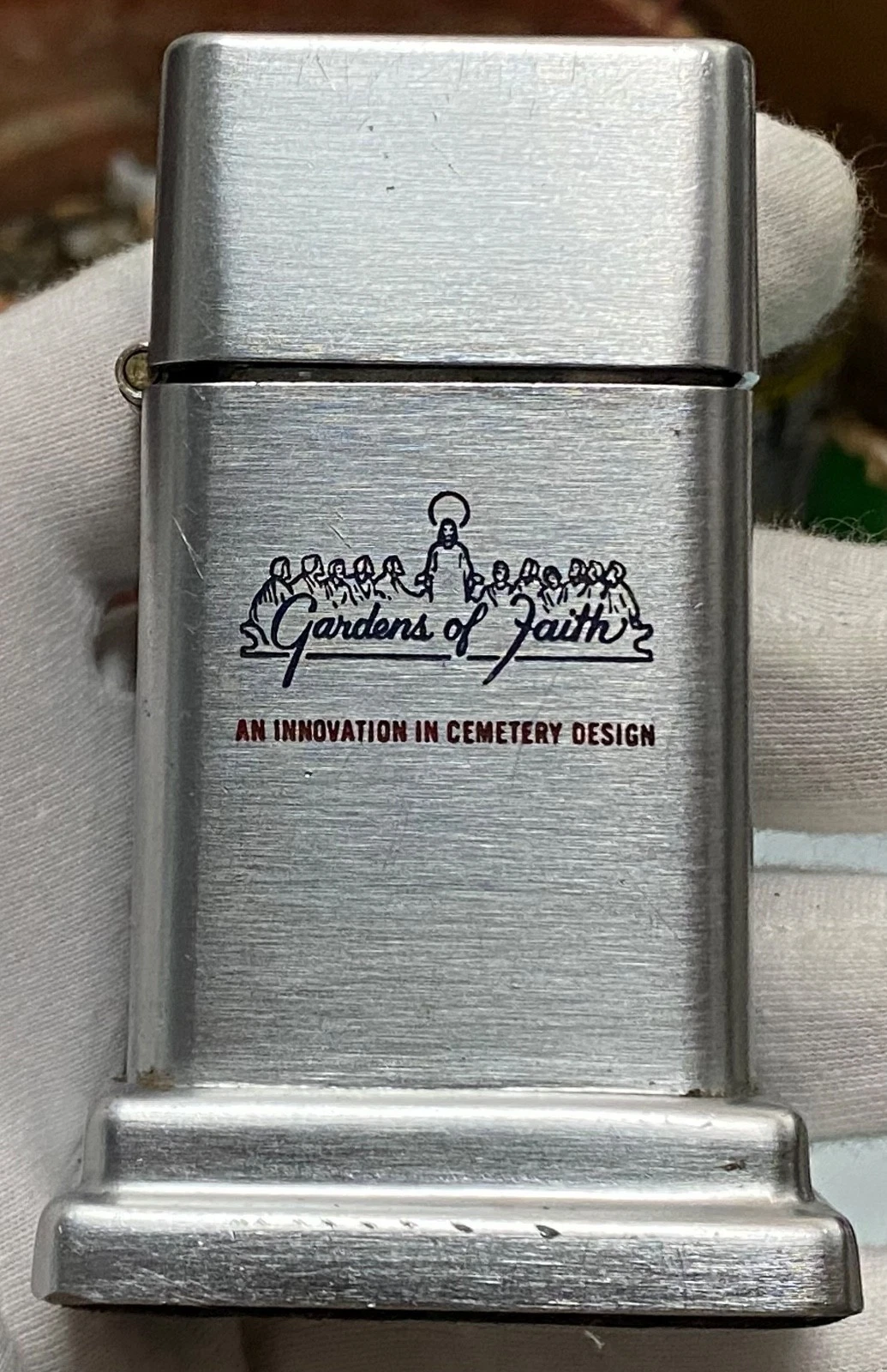 Zippo Barcroft Table Lighter Gardens of Faith