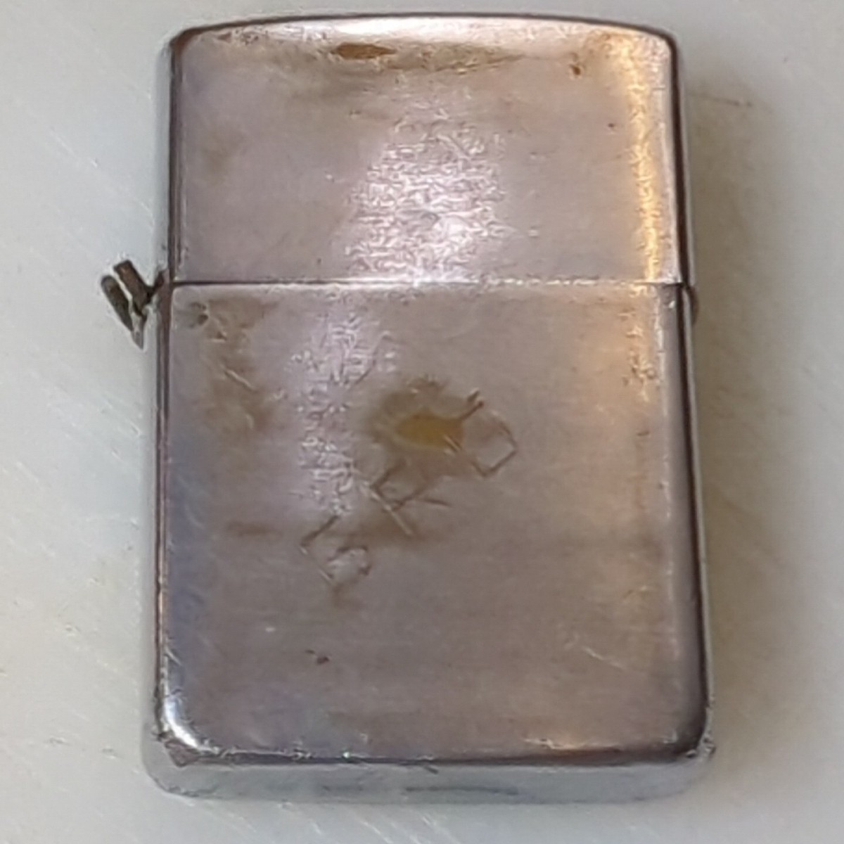 Zippo Brushed Chrome Lighter PAT. 2517191