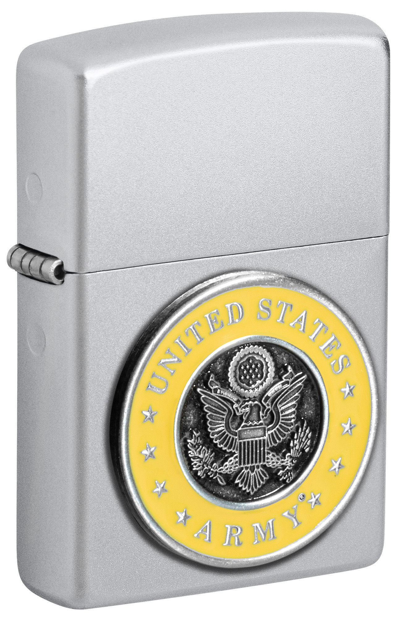 Zippo Brushed Chrome US Army SETAF Lighter