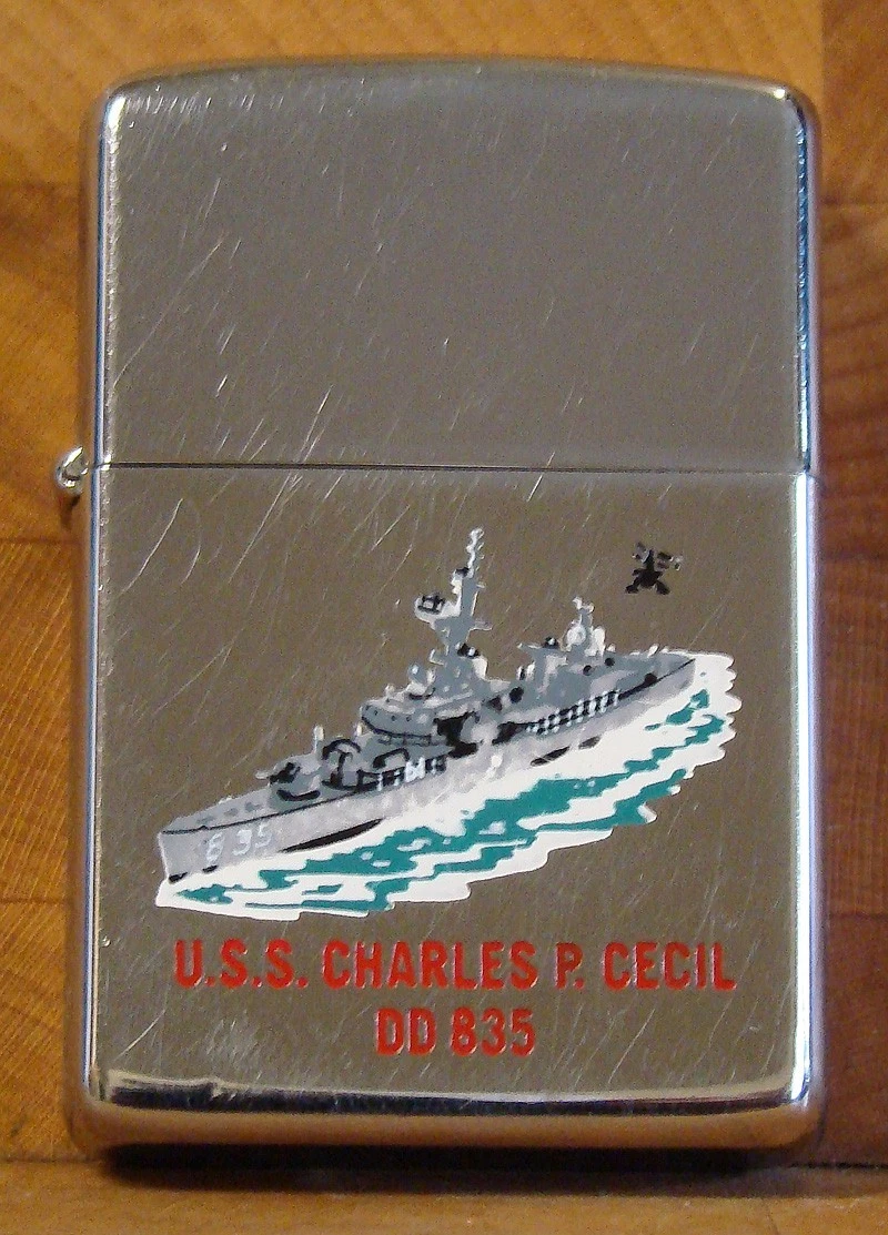 Zippo USS Charles P. Cecil DD-835 Lighter