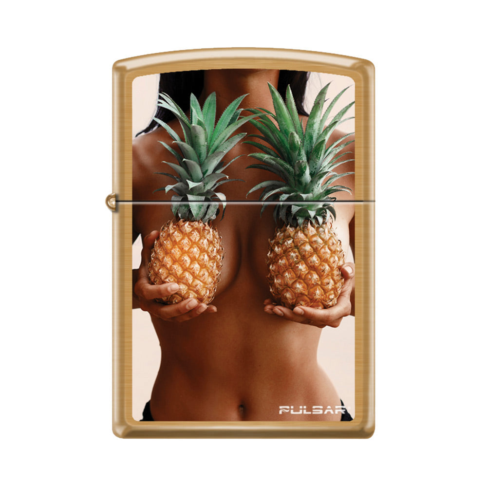 Zippo Slim Dole Pineapple Advertising Lighter