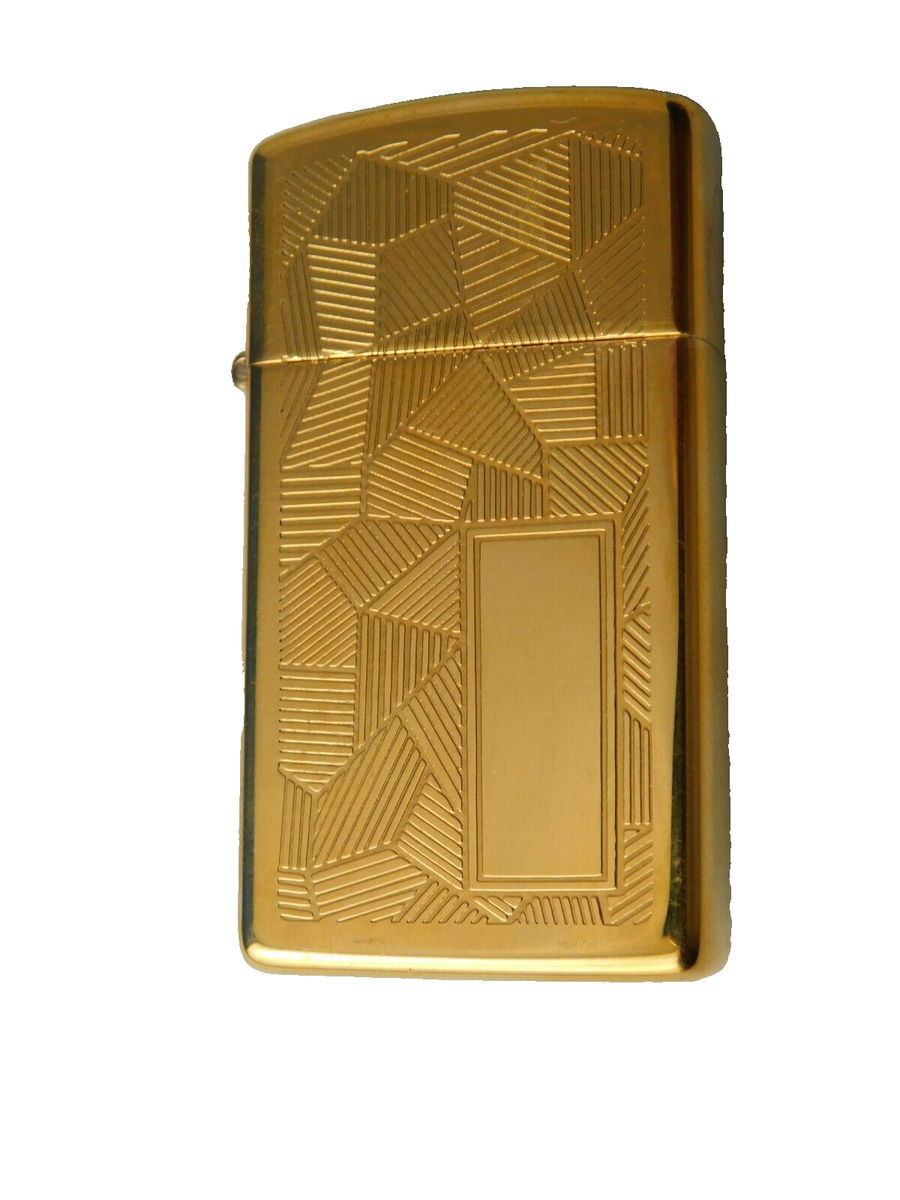 Zippo Slim Gold Plate Lighter