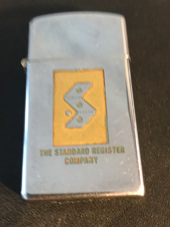 Zippo Slim Lighter Advertising Logo