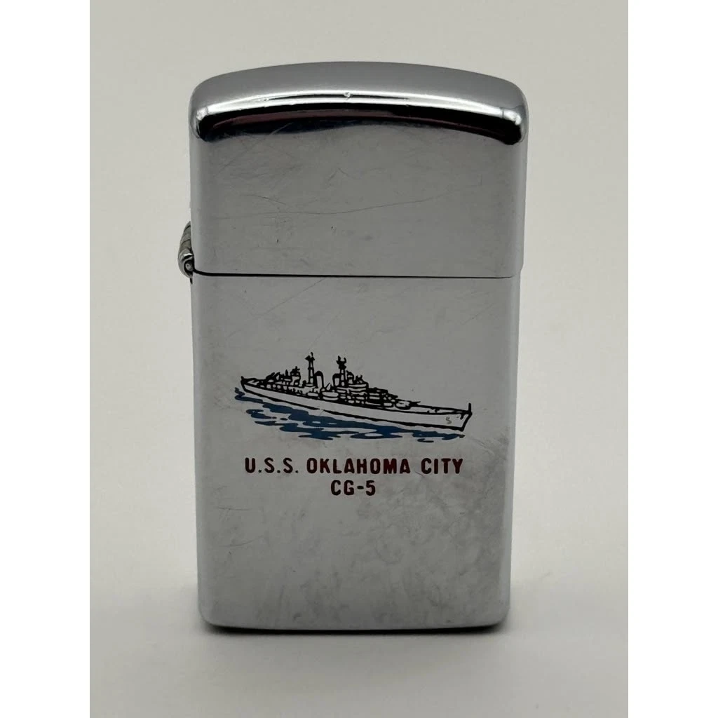 Zippo Slim U.S.S. Oklahoma City CG-5 Lighter