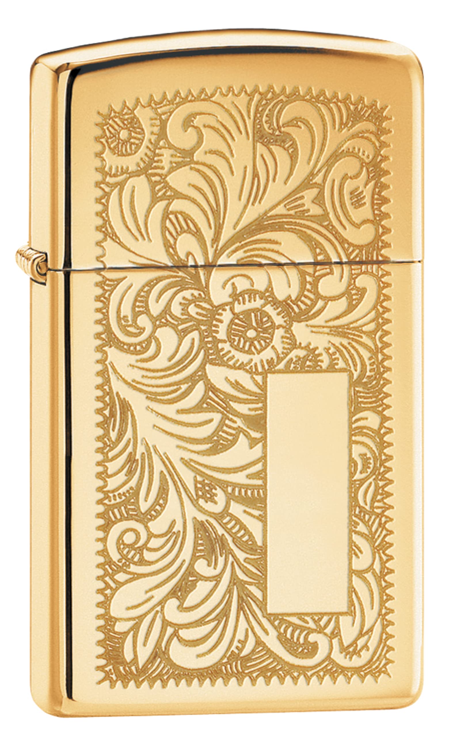 Zippo Slim Venetian Solid Brass Lighter