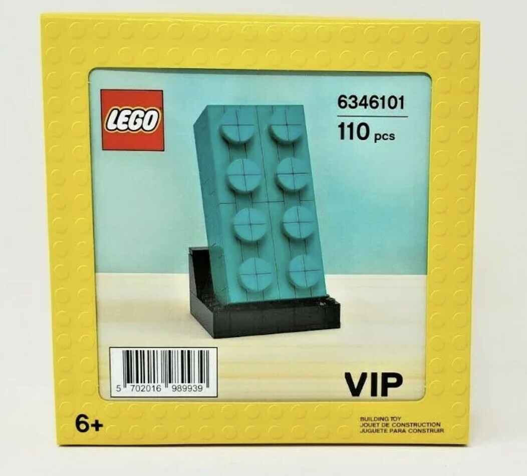 LEGO Promotional: Buildable 2x4 Teal Brick 6346101