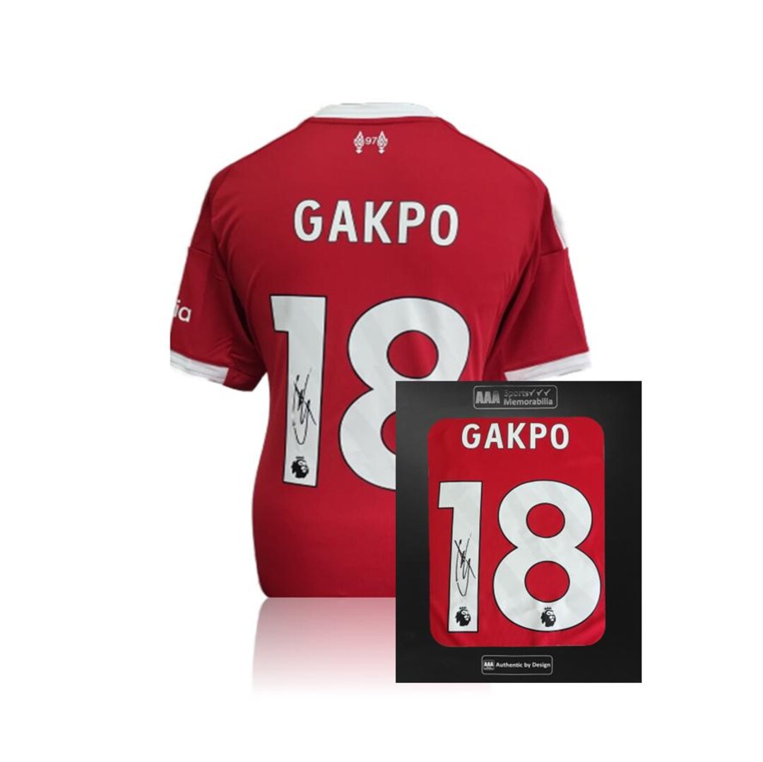 Cody Gakpo Signed Liverpool Jersey