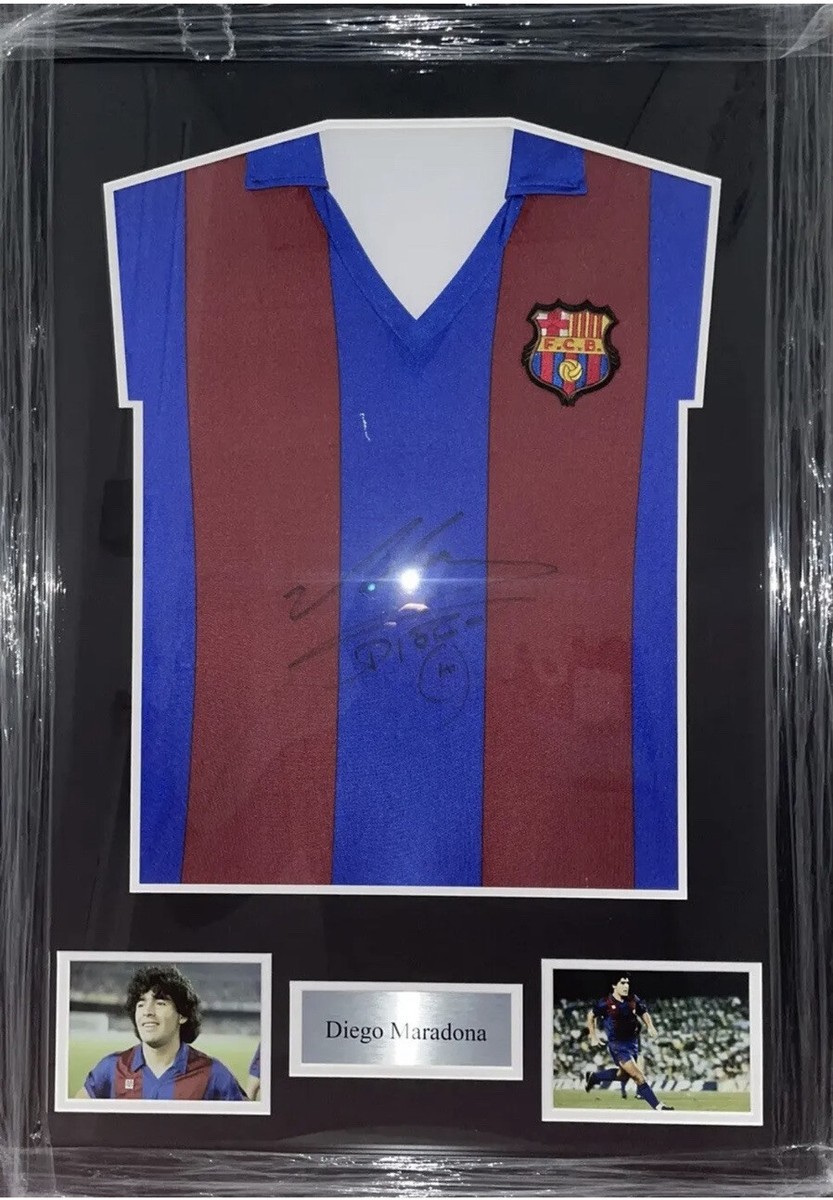 Diego Maradona Signed Barcelona Jersey
