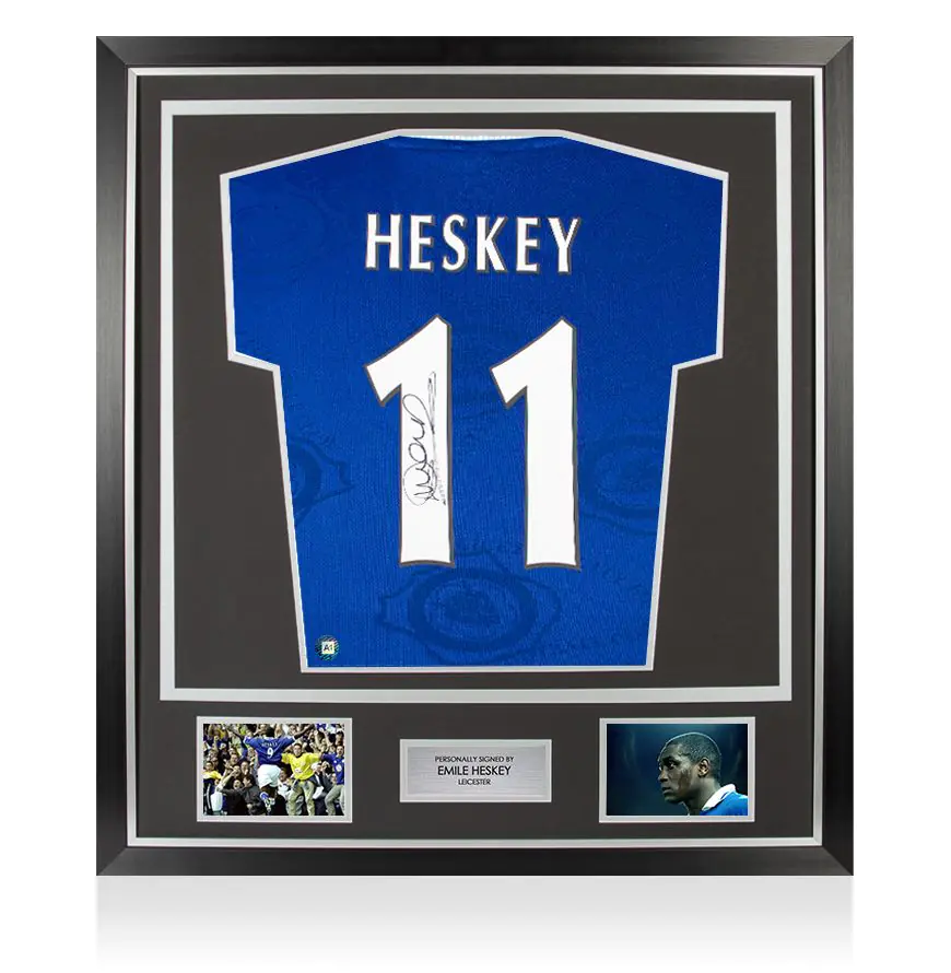 Emile Heskey Signed England Jersey