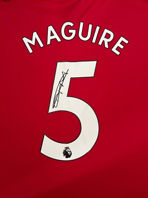 Harry Maguire Signed Manchester United Jersey