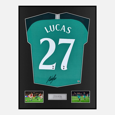 Lucas Moura Signed Ajax Jersey