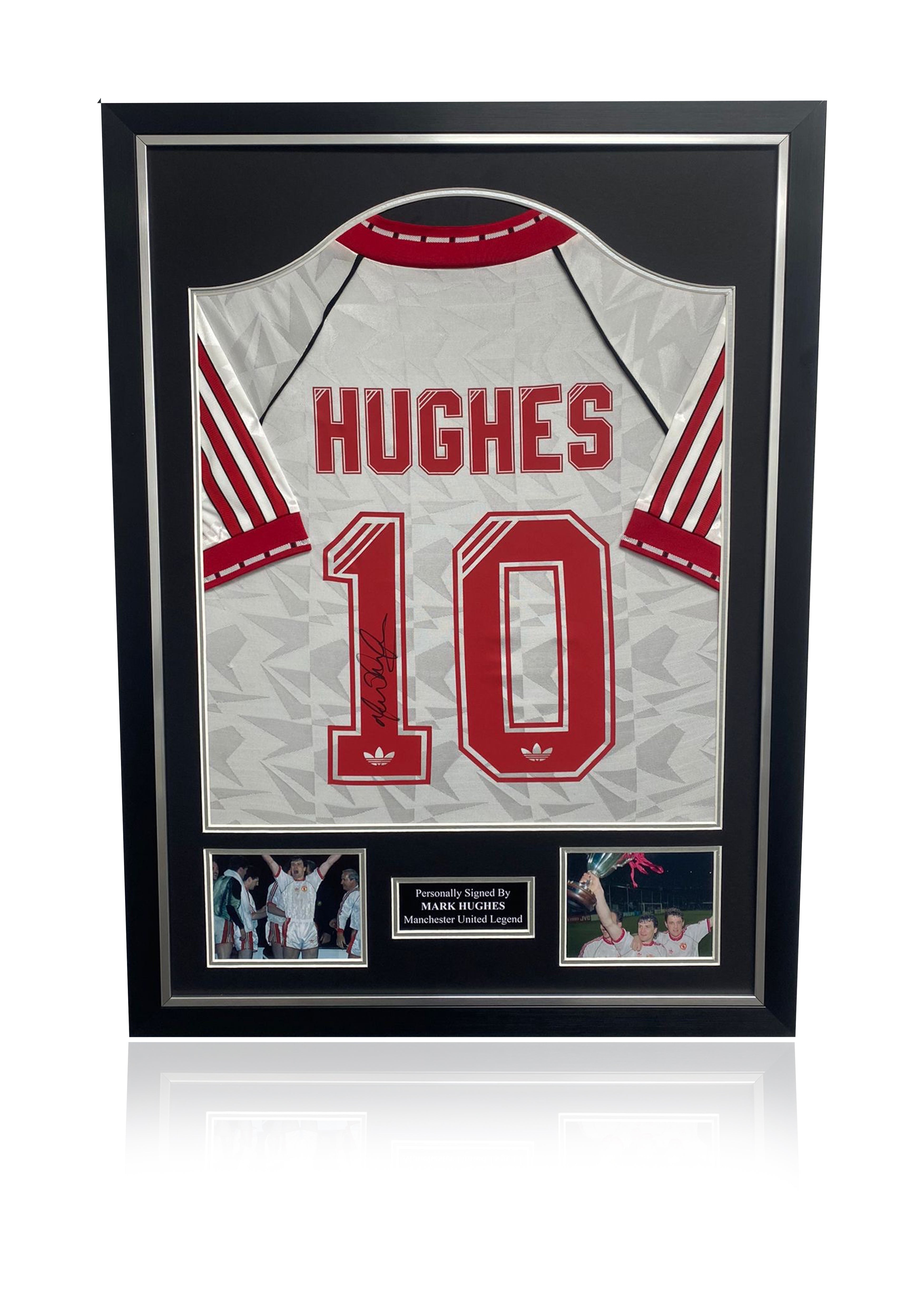 Mark Hughes Signed Manchester United Jersey