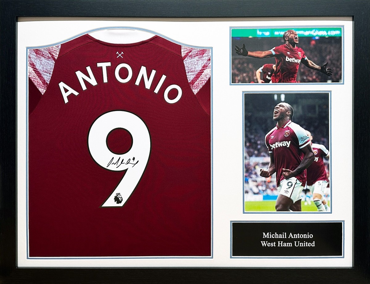 Michail Antonio Signed West Ham United Jersey