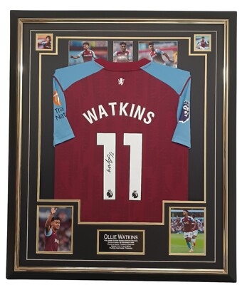 Ollie Watkins Signed Aston Villa Jersey