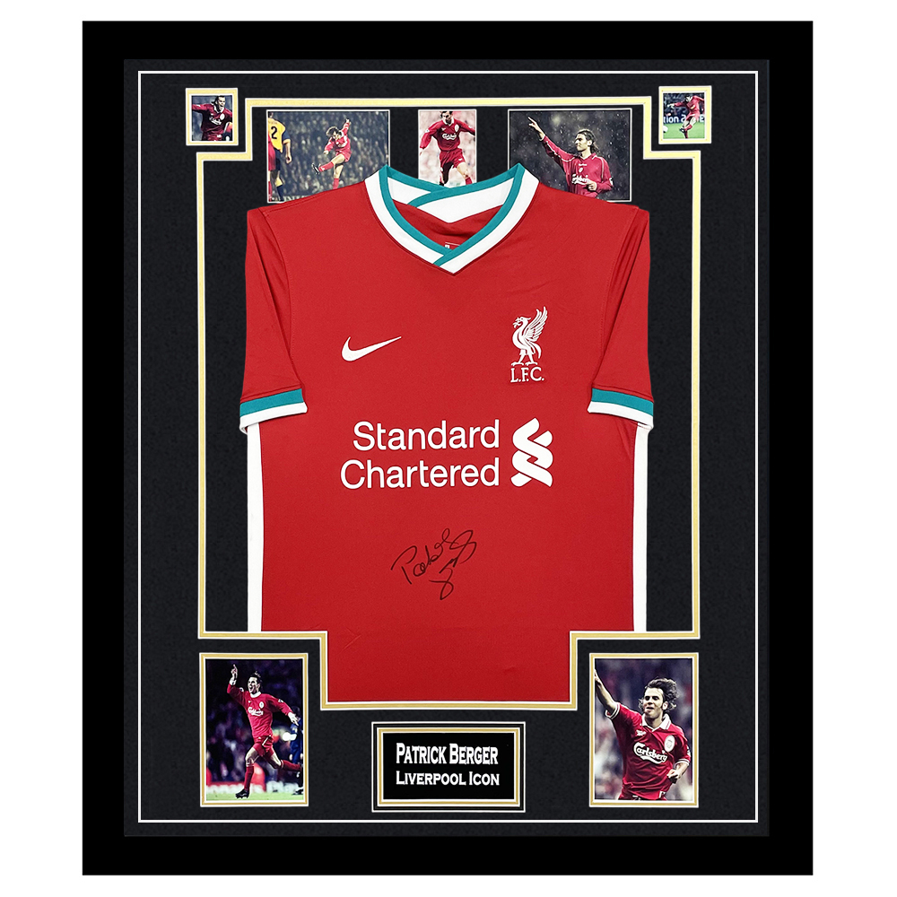 Patrik Berger Signed Jersey