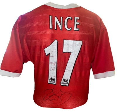 Paul Ince Signed Liverpool Jersey
