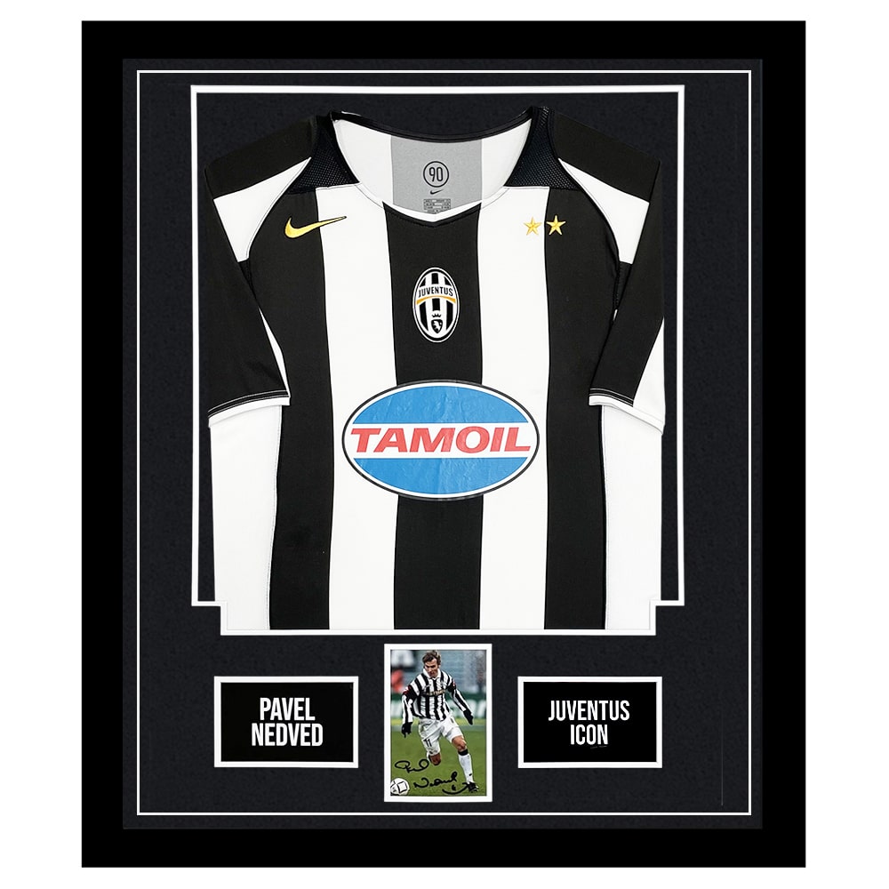 Pavel Nedved Signed Juventus Jersey