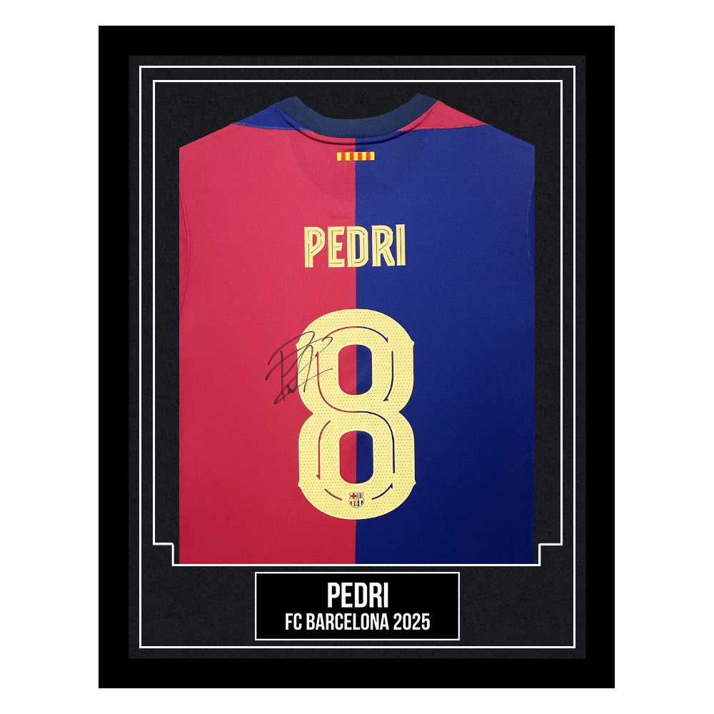 Pedri Signed Spain Jersey