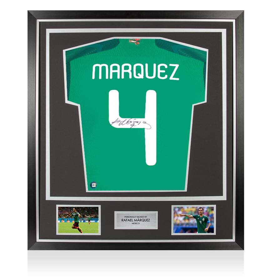Rafael Marquez Signed Barcelona Jersey