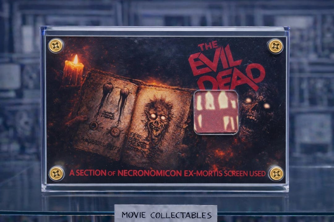 The Evil Dead Necronomicon Prop Fragment Display