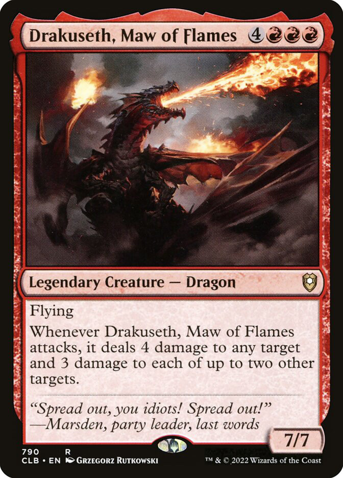 Drakuseth, Maw of Flames (Commander Legends: Battle for Baldur's Gate)